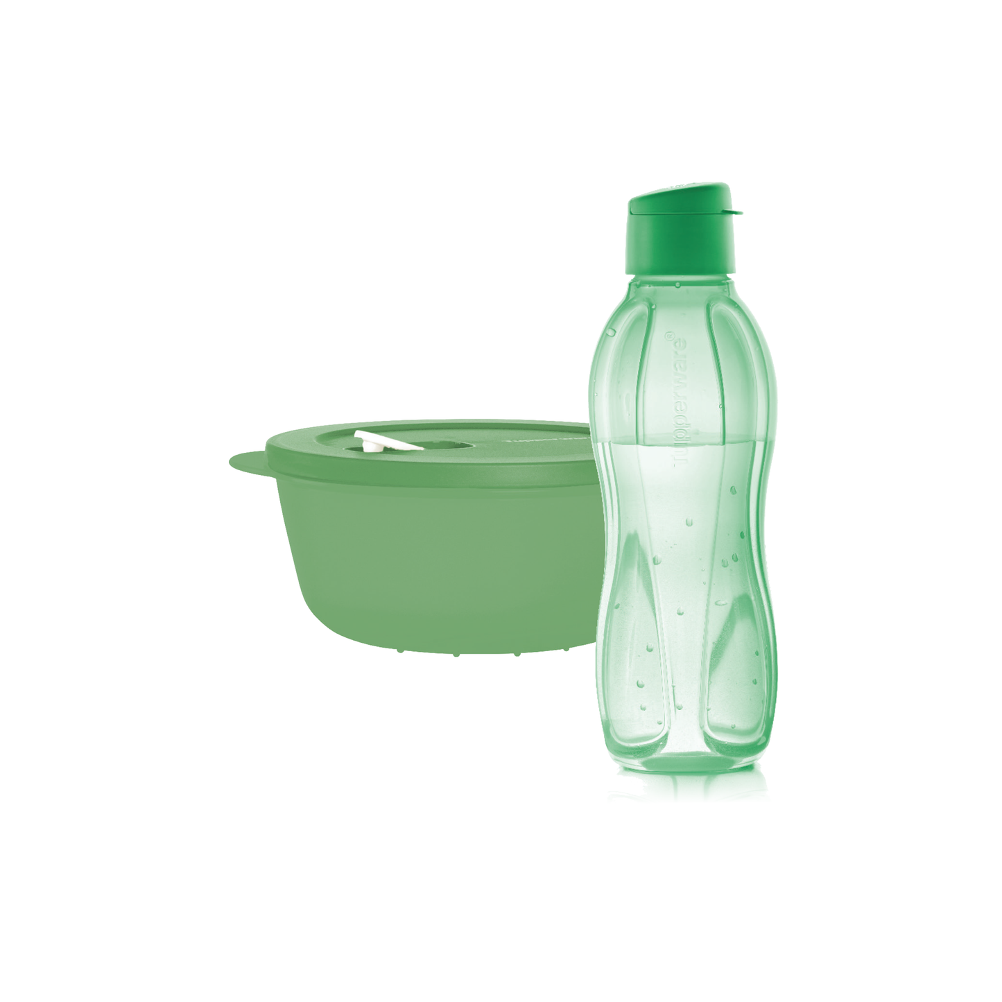 Crystalwave Round (800ml) & Eco Bottle (1L)
