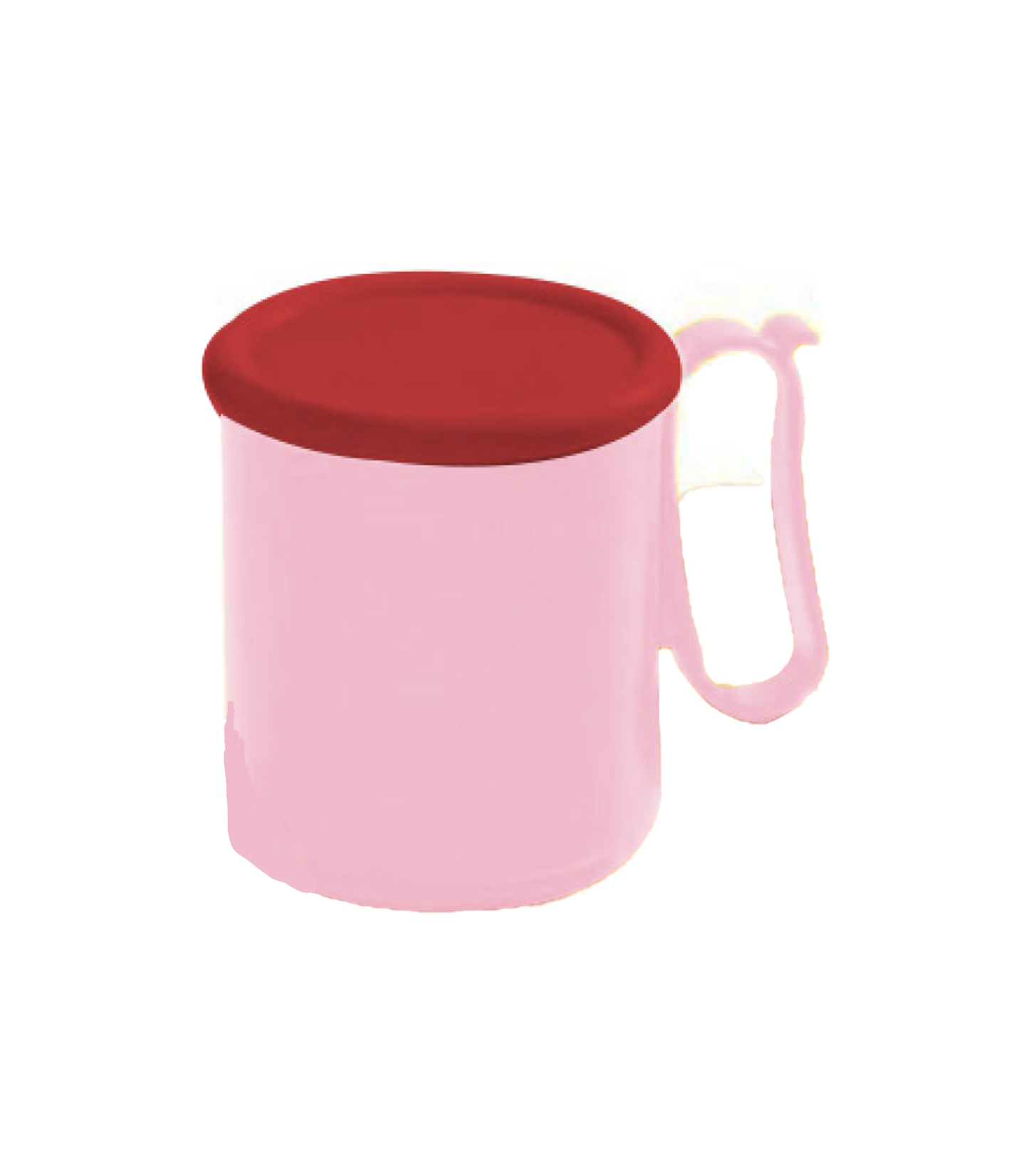 Pink TuppAfrica 2x Jumbo Mug with large handle and vibrant color, perfect for oversized coffee or tea servings.