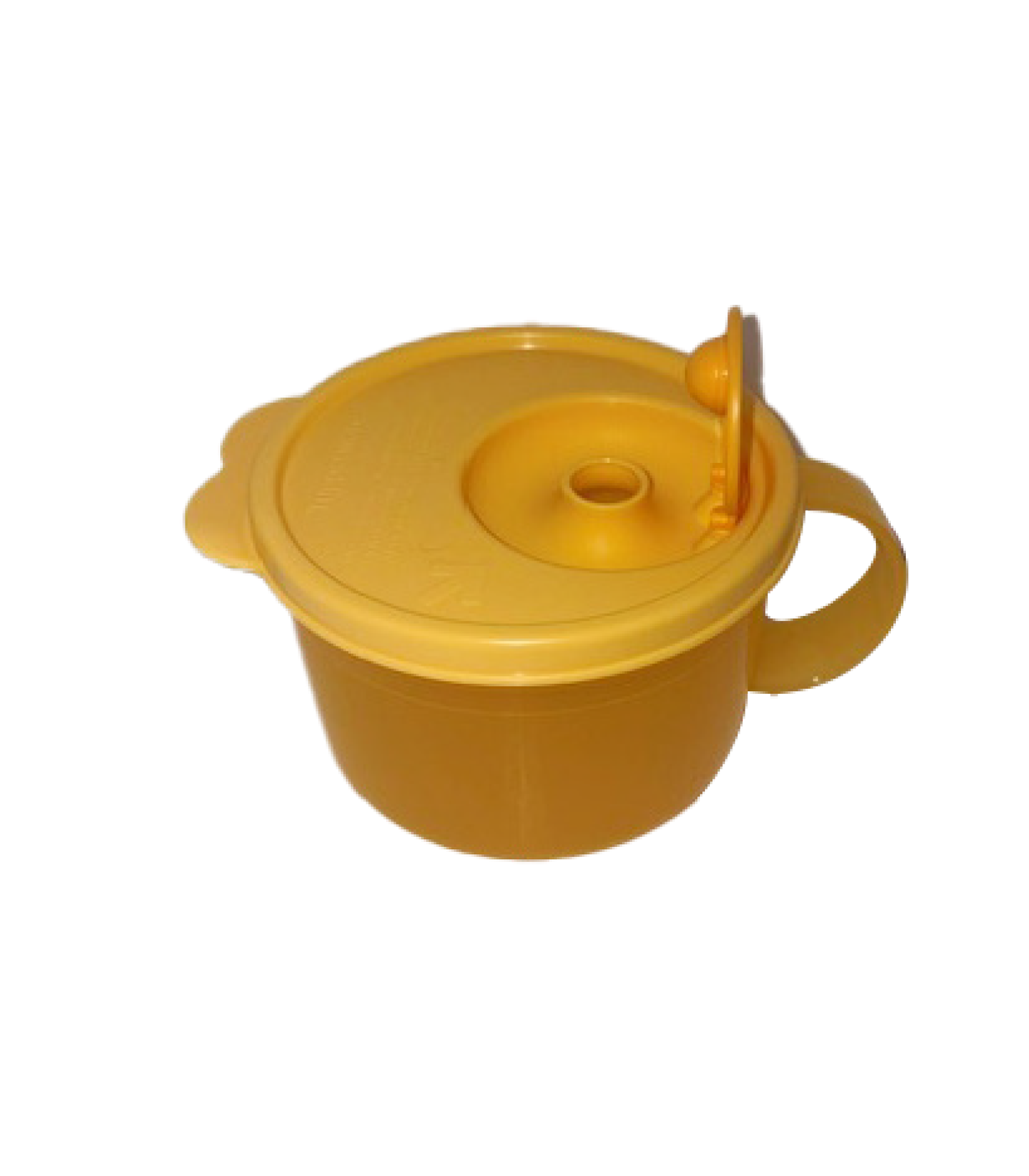 TuppAfrica Crystalwave soup mug with a clear glass design and ergonomic handle, perfect for hot beverages.