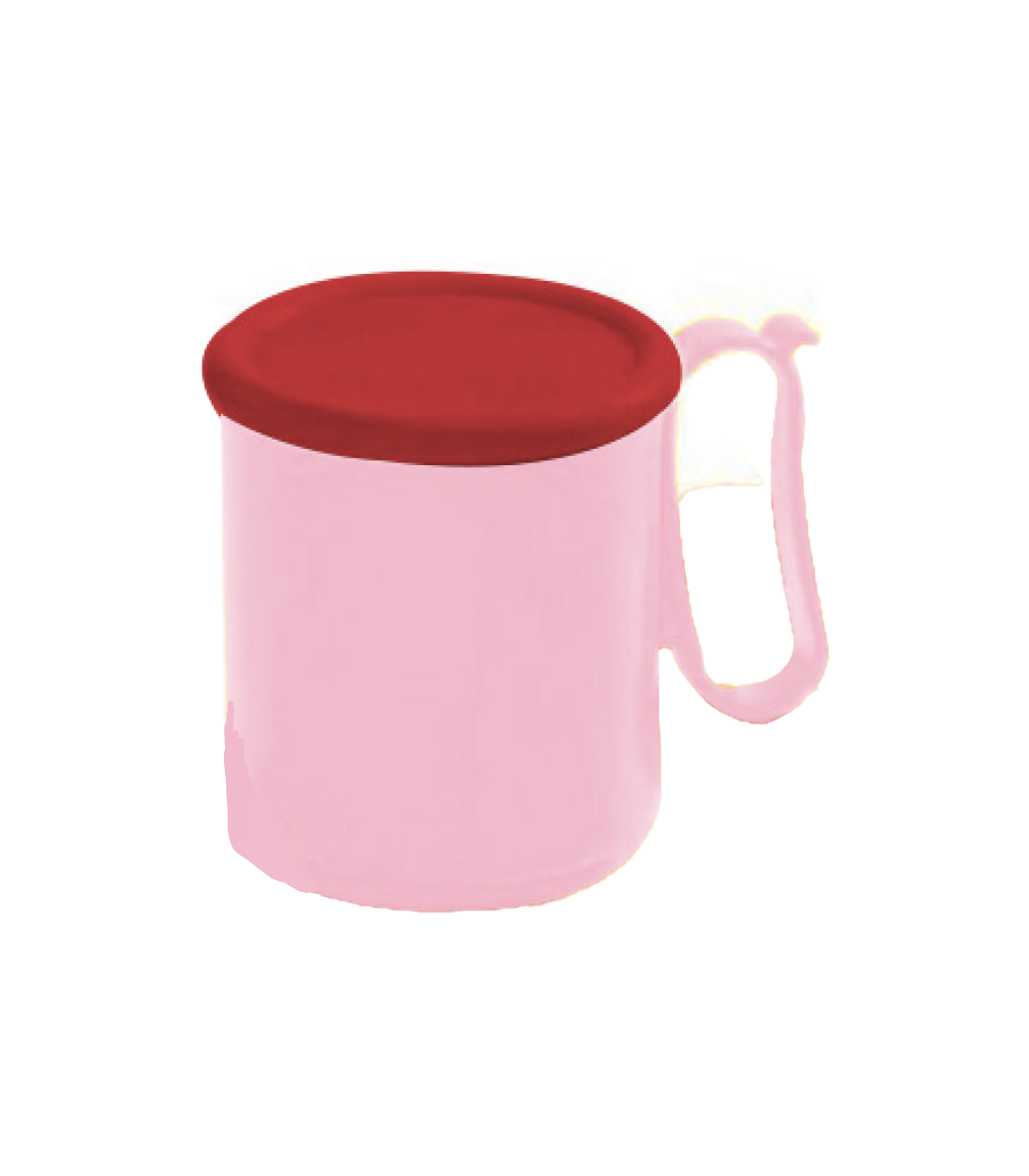 Pink TuppAfrica 2x Jumbo Mug with large handle and vibrant color, perfect for oversized coffee or tea servings.
